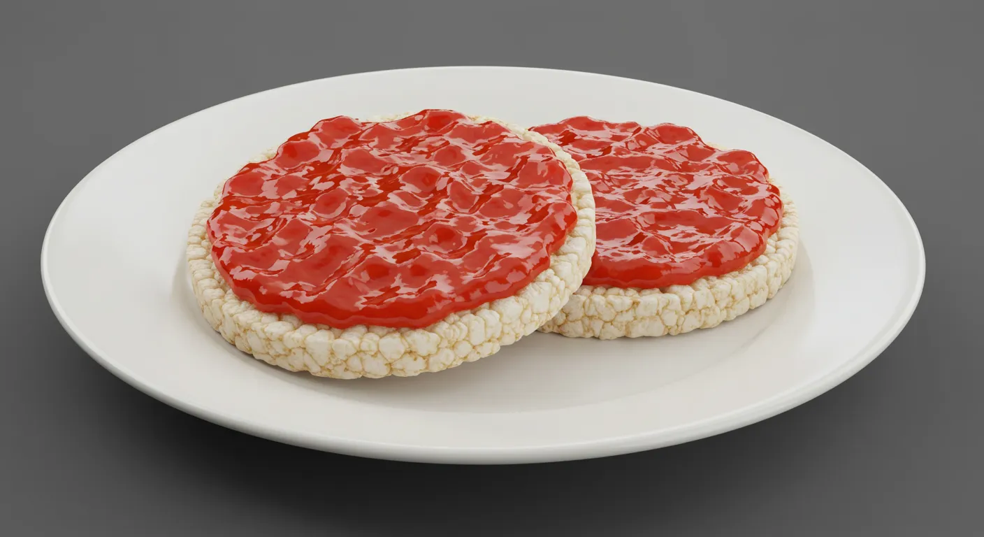 Ketchup Rice Cakes
